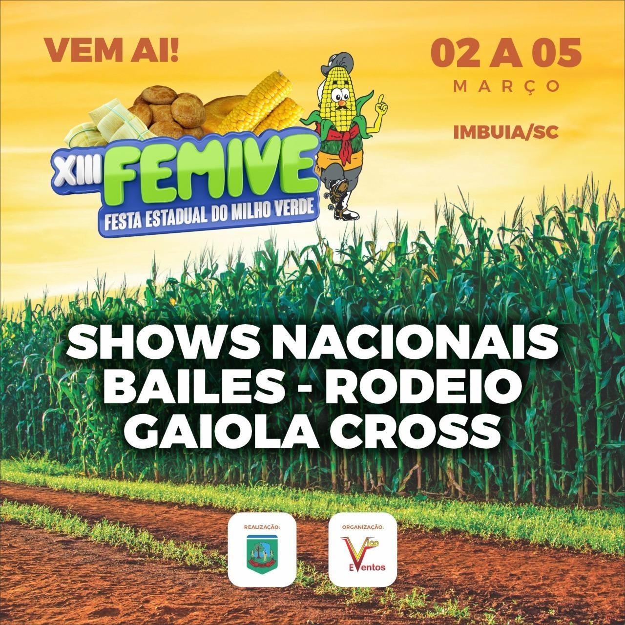 A Festa mais saborosa do Alto Vale está de volta: Administração de Imbuia confirma 13ª edição da Femive