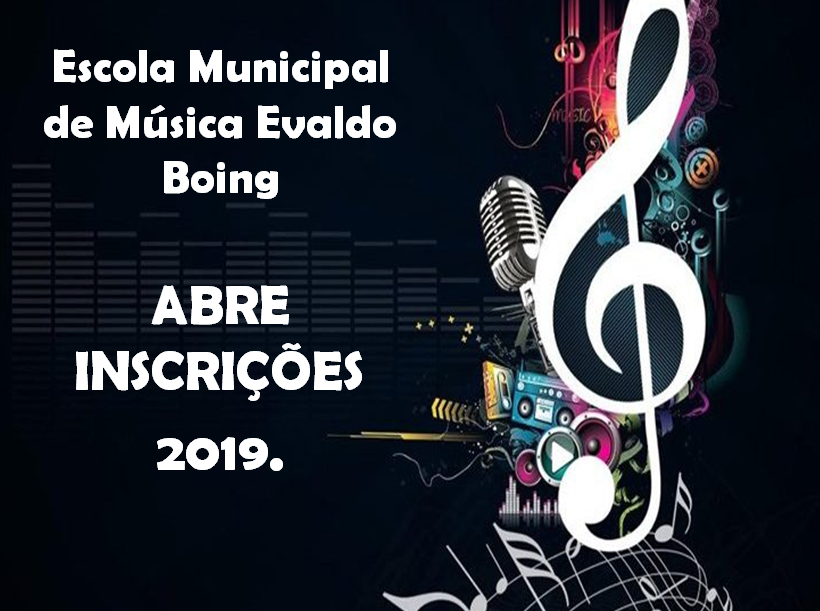 Abertas inscrições para a Escola Municipal de Música Evaldo Boing em Vidal Ramos
