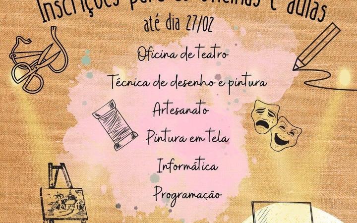 Abertas inscrições para cursos e oficinas na Casa da Cultura em Ituporanga