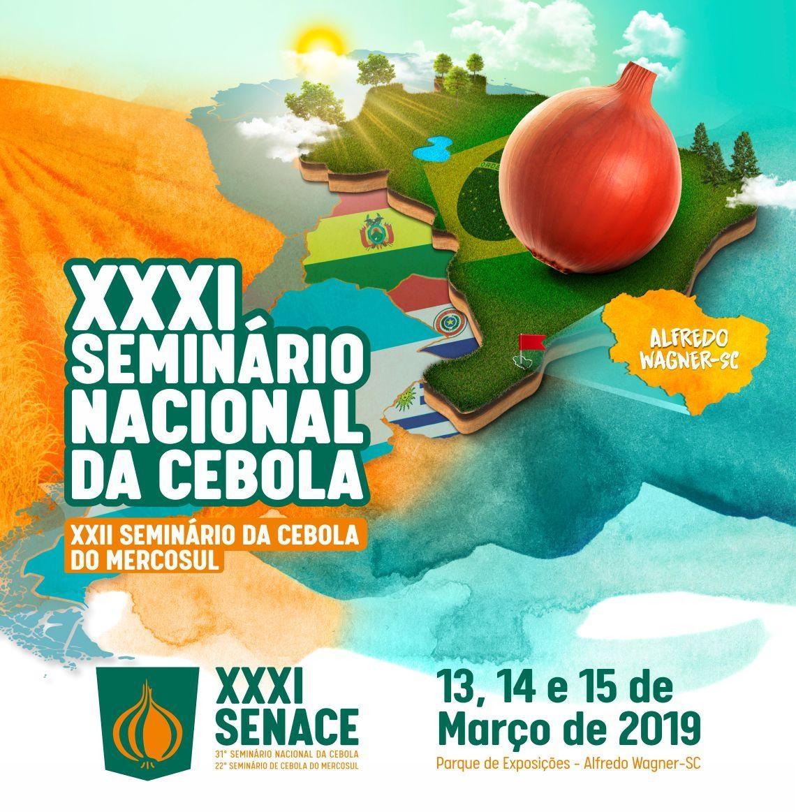 Abertas inscrições para o Seminário Nacional da Cebola em Alfredo Wagner