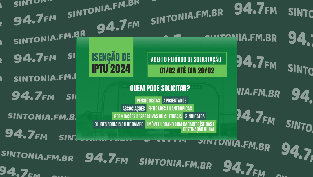 Aberto o período de isenção do IPTU em Petrolândia 