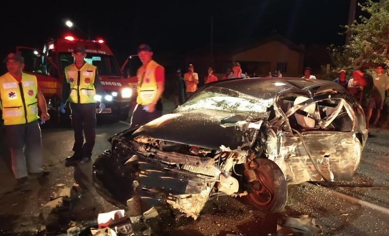 Acidente deixa jovem gravemente ferido na rodovia SC-350 em Aurora