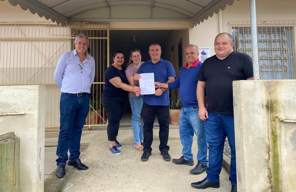 Administração de Alfredo Wagner anuncia construção de ginásio em Passo da Limeira