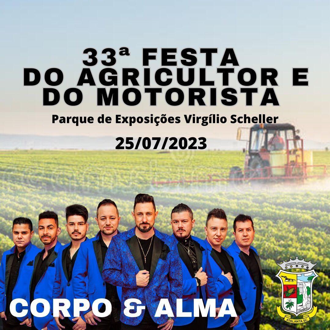 Administração de Atalanta realiza nesta terça-feira (25) a 33ª edição da festa do agricultor e motorista