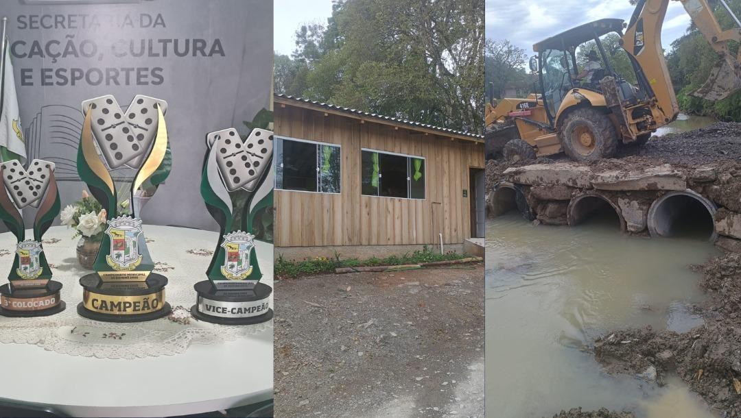 Administração de Atalanta reforça prazo do Refis, destaca obras no interior e final do dominó