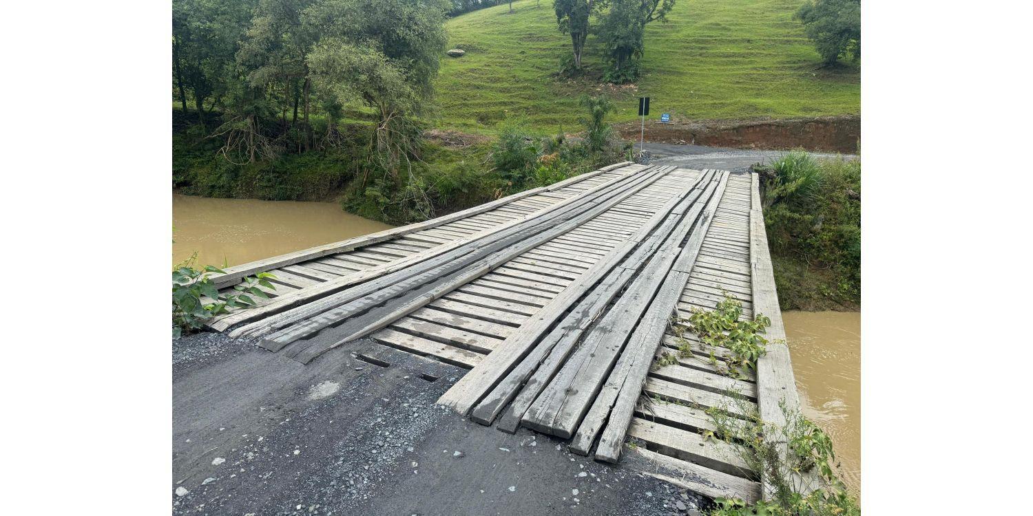 Administração de Ituporanga inicia na próxima semana obra na ponte do Braço Perimbó