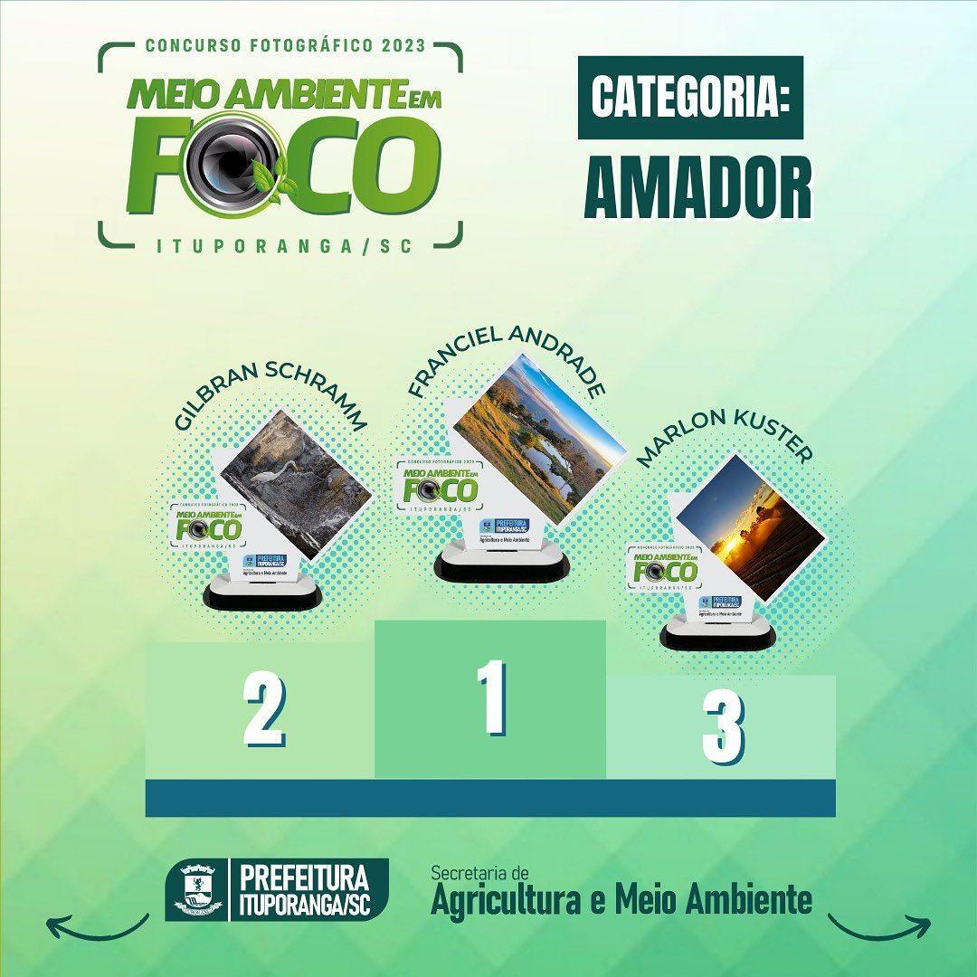 Administração de Ituporanga premia ganhadores do concurso Meio Ambiente em foco