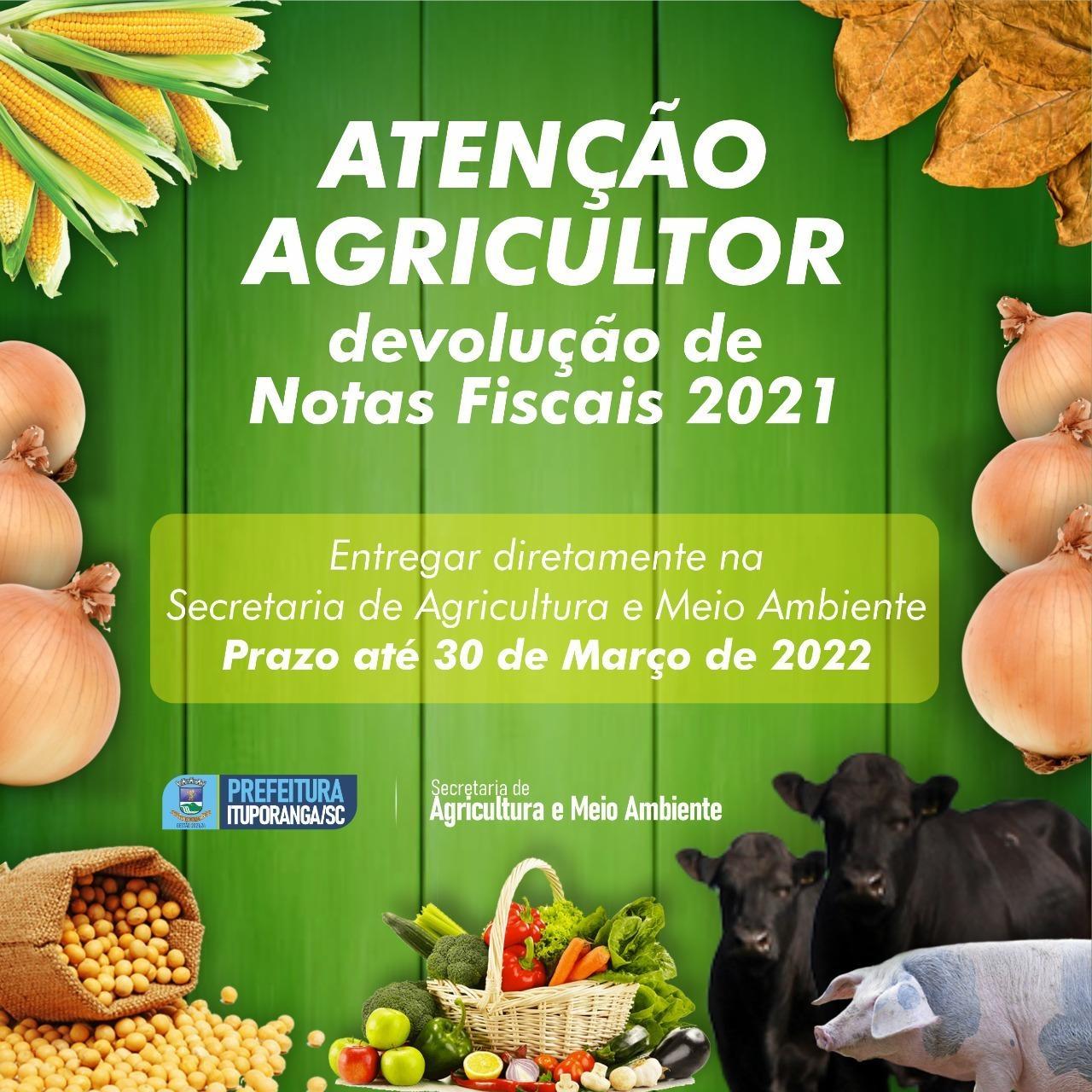 Agricultores de Ituporanga têm até 30 de março para prestação de contas do bloco de notas 2021