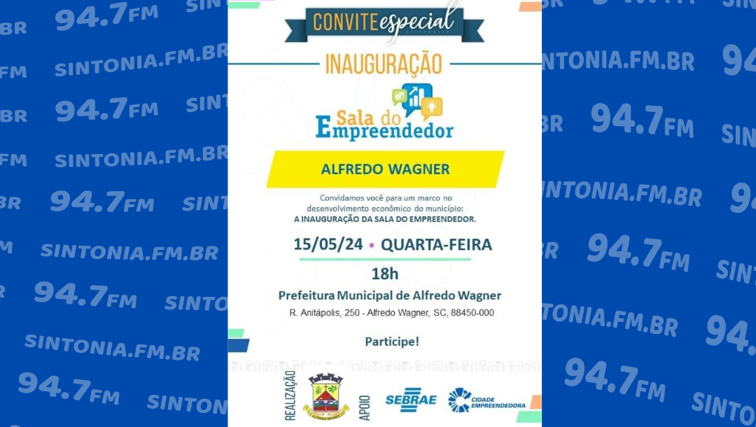 Alfredo Wagner contará com uma Sala do Empreendedor