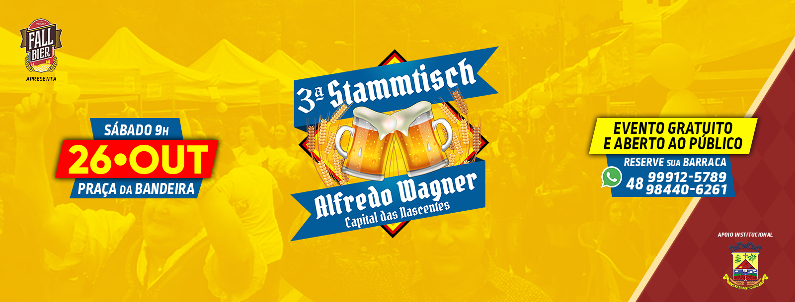 Alfredo Wagner está nos preparativos para mais uma edição do Stammtisch