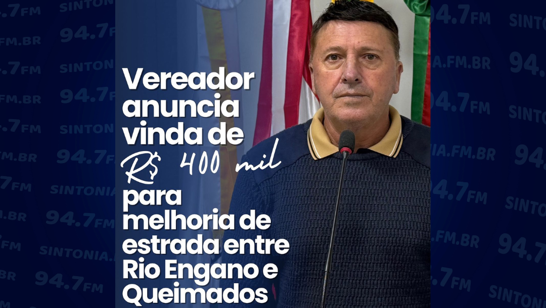 Alfredo Wagner vai receber recurso de R$ 400 mil para melhorias em infraestrutura