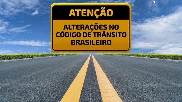Alterações no Código de Trânsito Brasileiro entram em vigor, em todo território nacional, na próxima segunda (12)