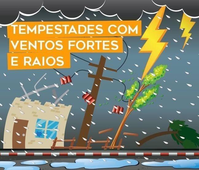 Alto Vale tem alerta para tempestades