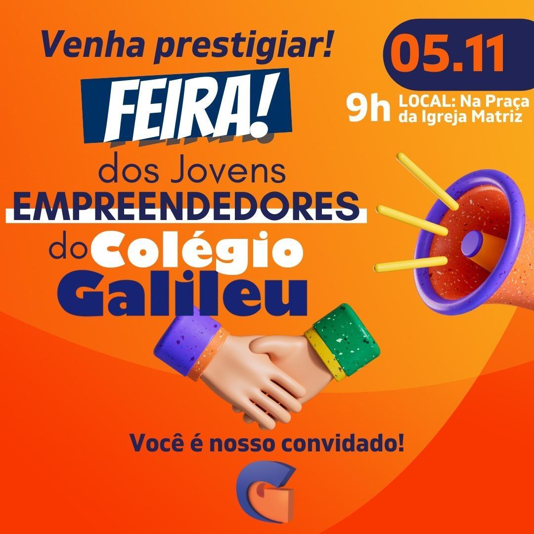 Alunos do Galileu promovem feira neste sábado (5) na praça da matriz em Ituporanga