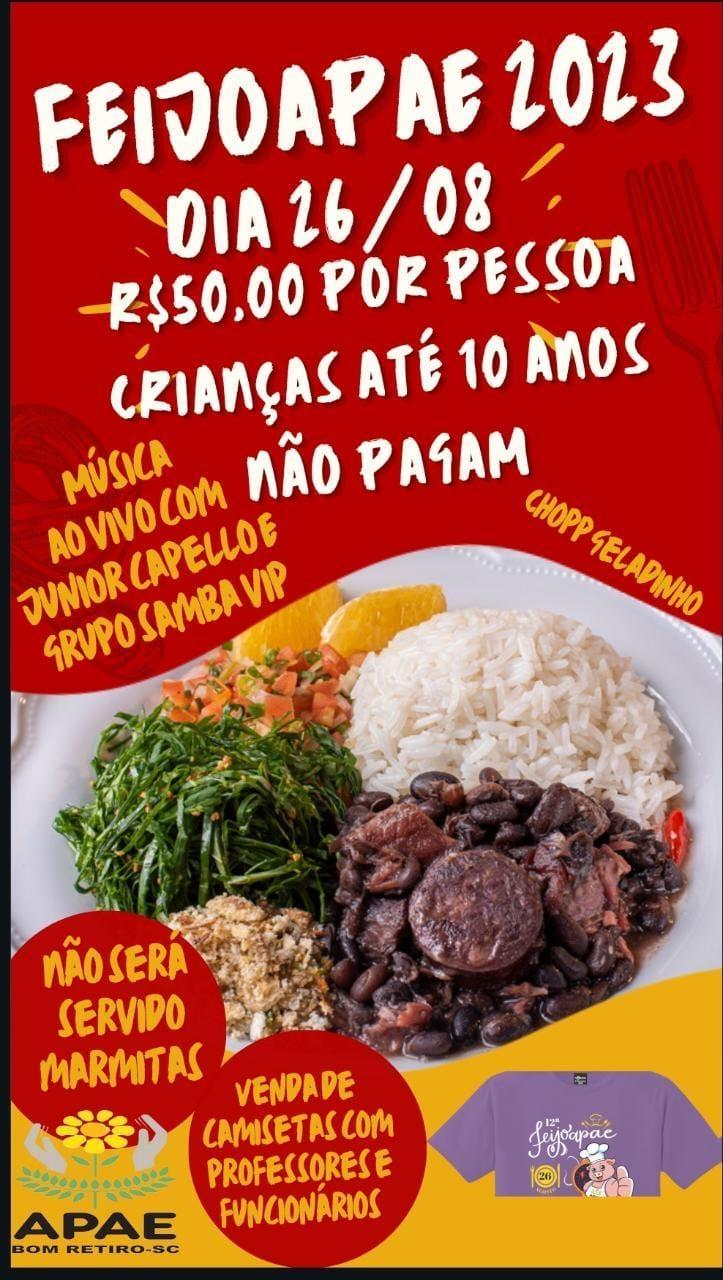 APAE de Bom Retiro promove a 12ª FeijoApae
