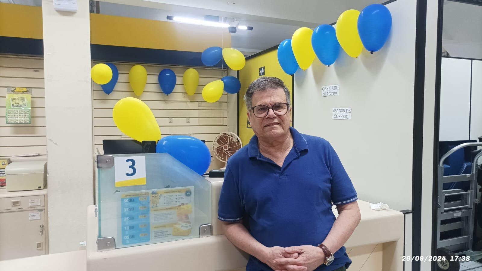Após 50 anos de dedicação, Chefe dos Correios de Ituporanga se aposenta 