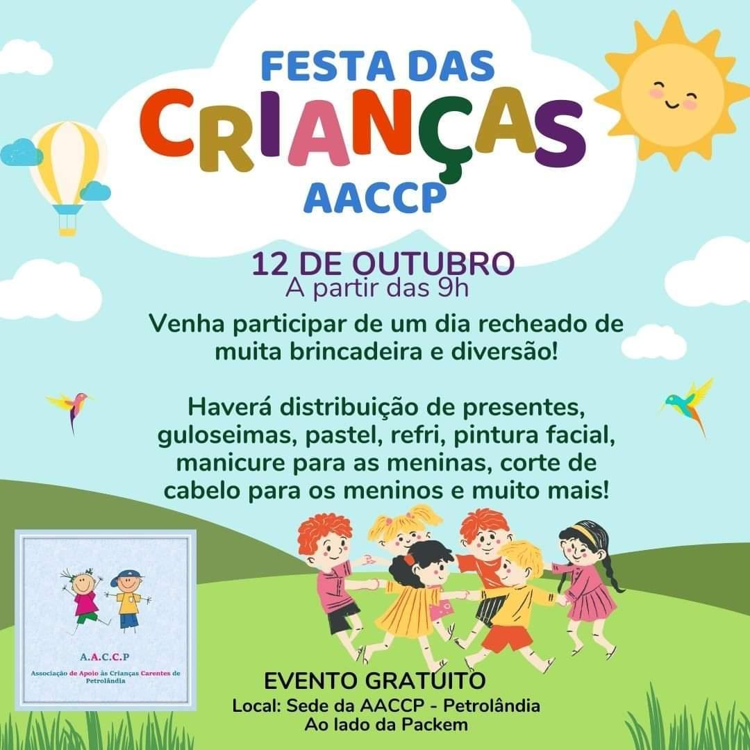 Associação de Apoio às Crianças de Petrolândia comemora Dia das Crianças com evento especial