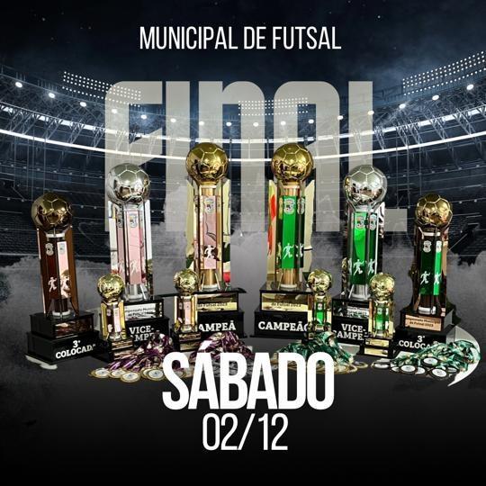 Atalanta realiza no sábado (02) final do campeonato municipal de futsal