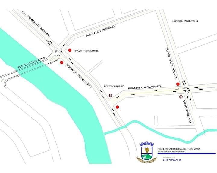Atenção motoristas: trânsito na área central de Ituporanga sofrerá alterações nesta sexta e sábado