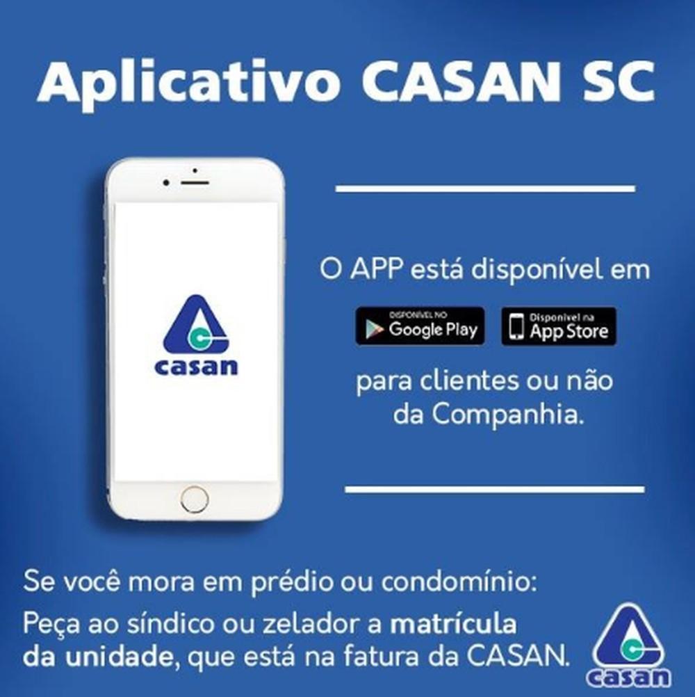 Atendimento da Casan pode ser solicitado por aplicativo em Santa Catarina