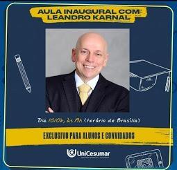 Aula inaugural na Unicesumar de Ituporanga vai contar com palestra do Filósofo Leandro karnal