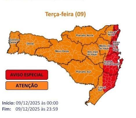Aulas na rede estadual são suspensas devido a alertas da Defesa Civil nesta terça-feira (09)