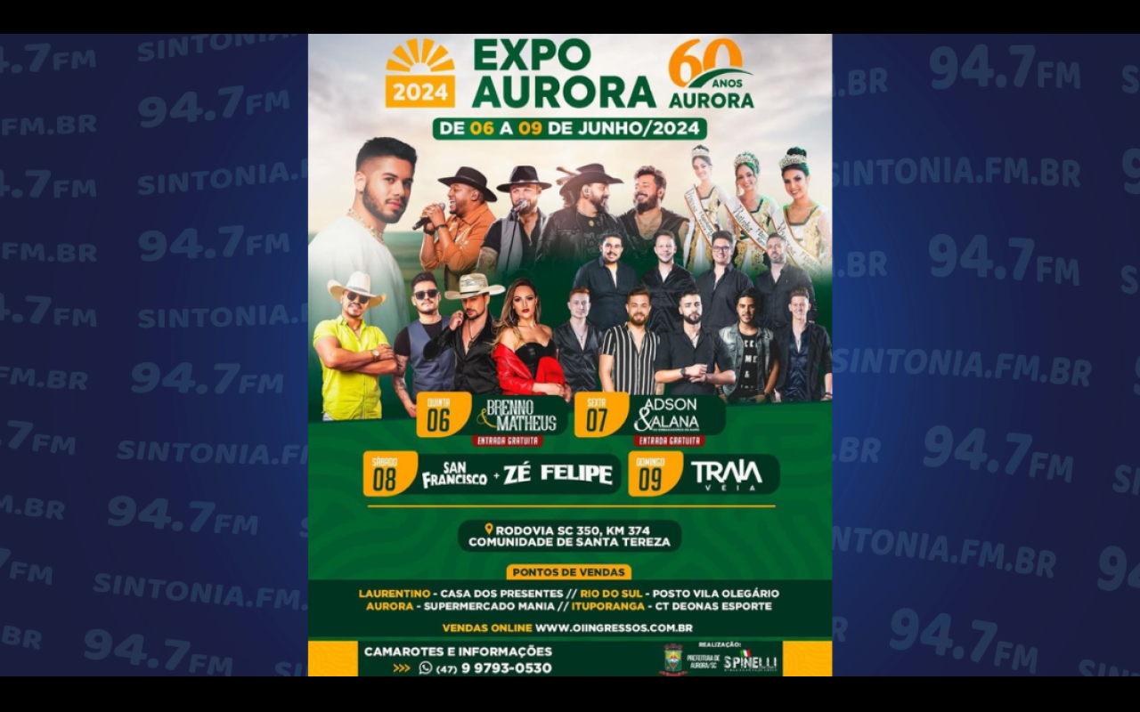 Aurora está nos preparativos finais para a 2ª edição da ExpoAurora