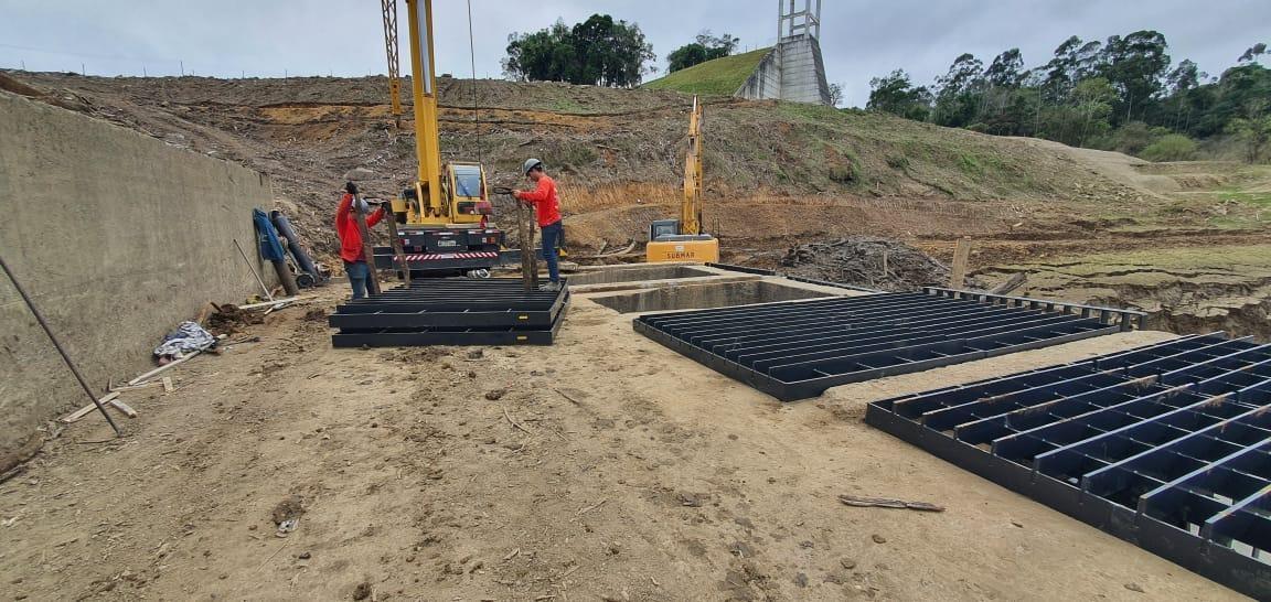 Barragem sul de Ituporanga passa por reformas