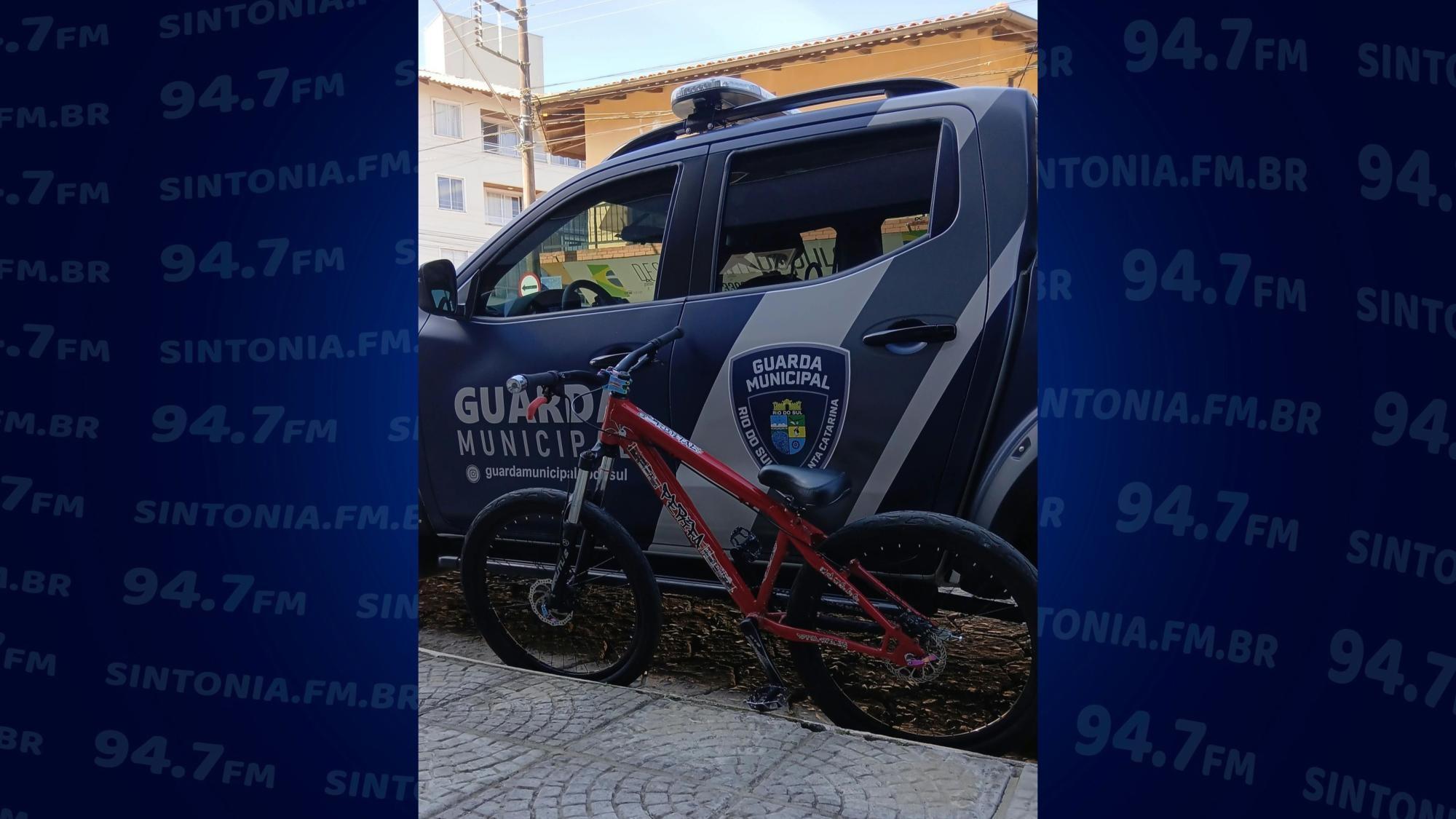 Bicicleta furtada é recuperada pela Guarda Municipal em Rio do Sul