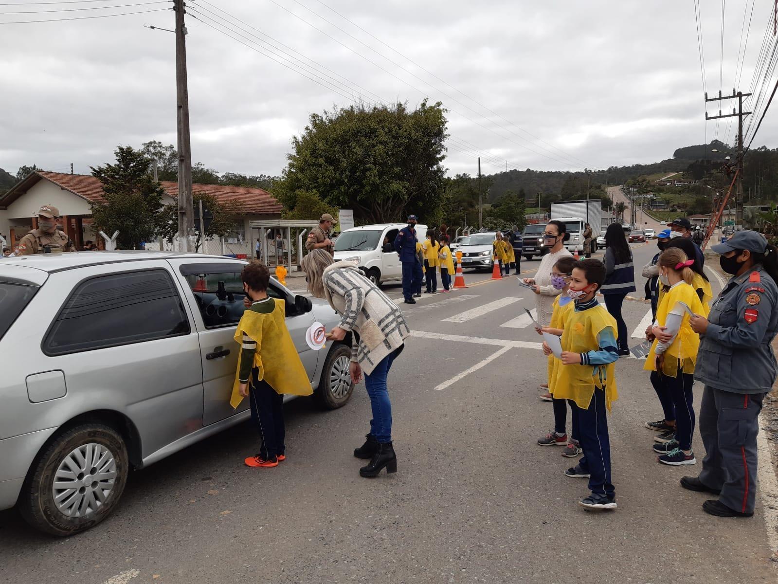 Blitz educativa de trânsito é realizada em Ituporanga