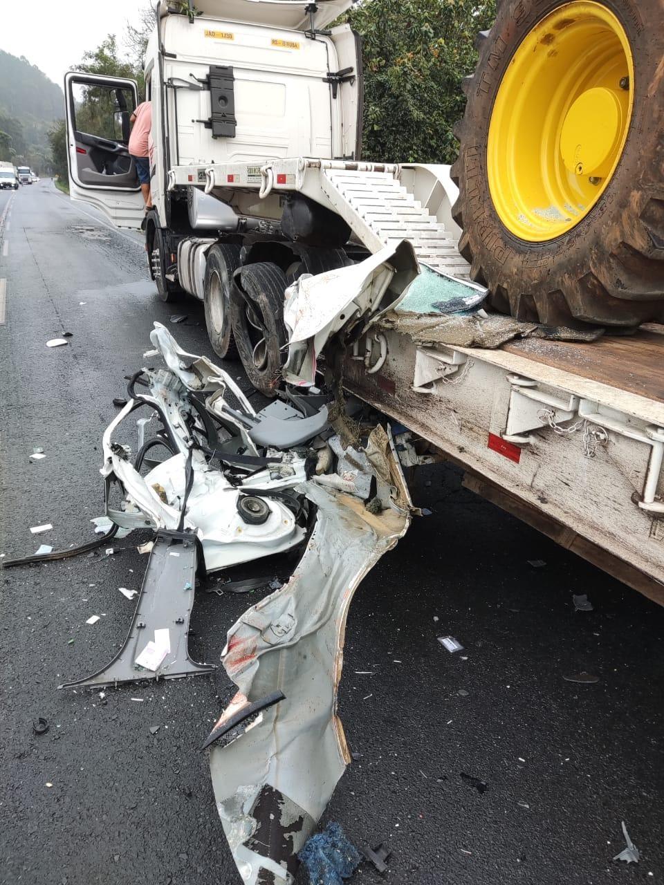 BR-470: Acidente com morte é registrado em Pouso Redondo