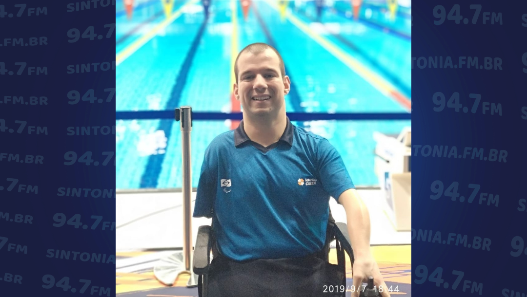 Bruno Becker avança à final dos 200 metros livre nas Paralimpíadas de Paris