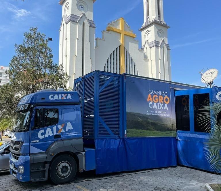 Caminhão Agro Caixa estará em Ituporanga a partir desta terça-feira (25)