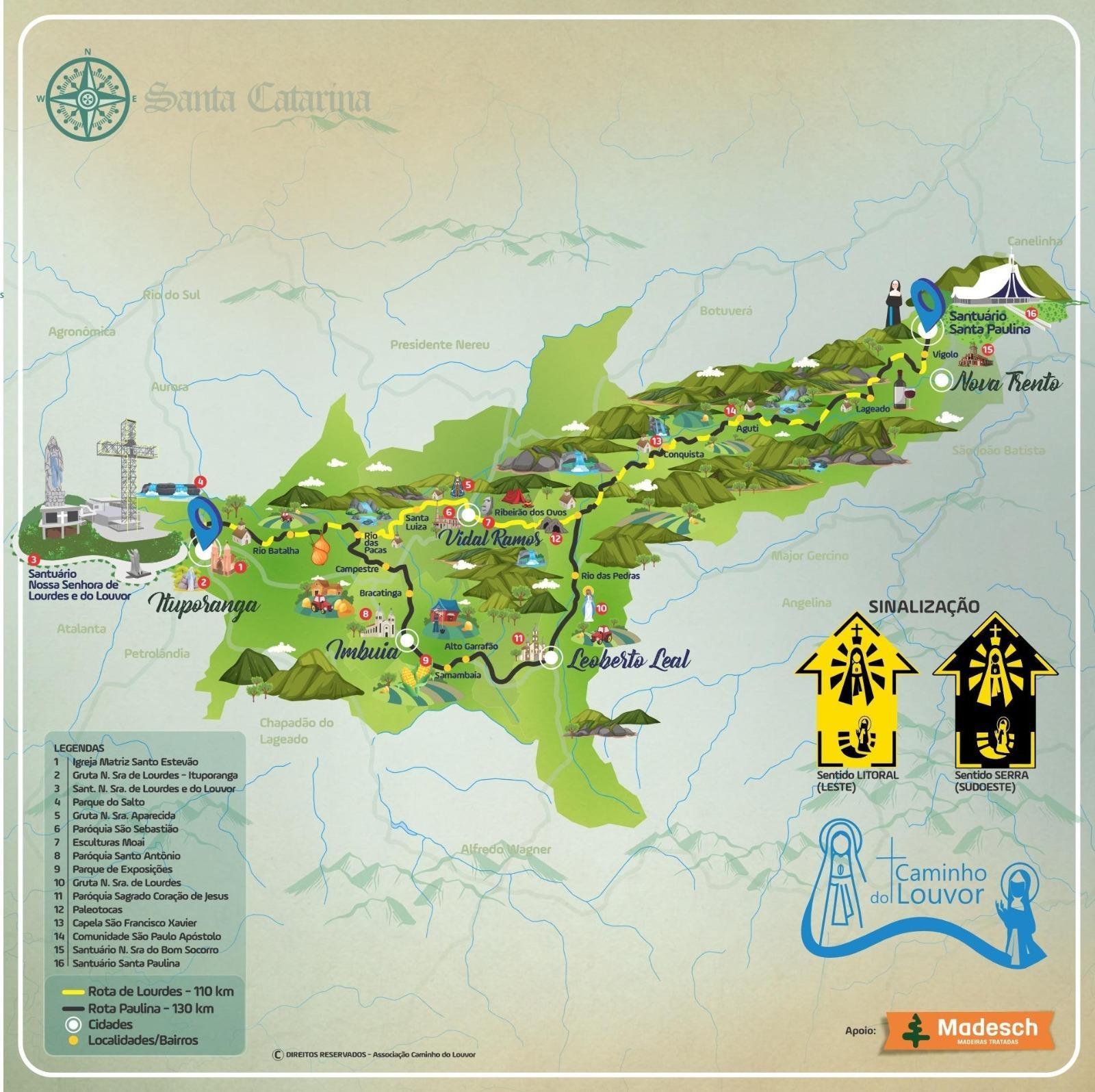 Caminho do Louvor avança para integrar rota iniciática de Santiago de Compostela