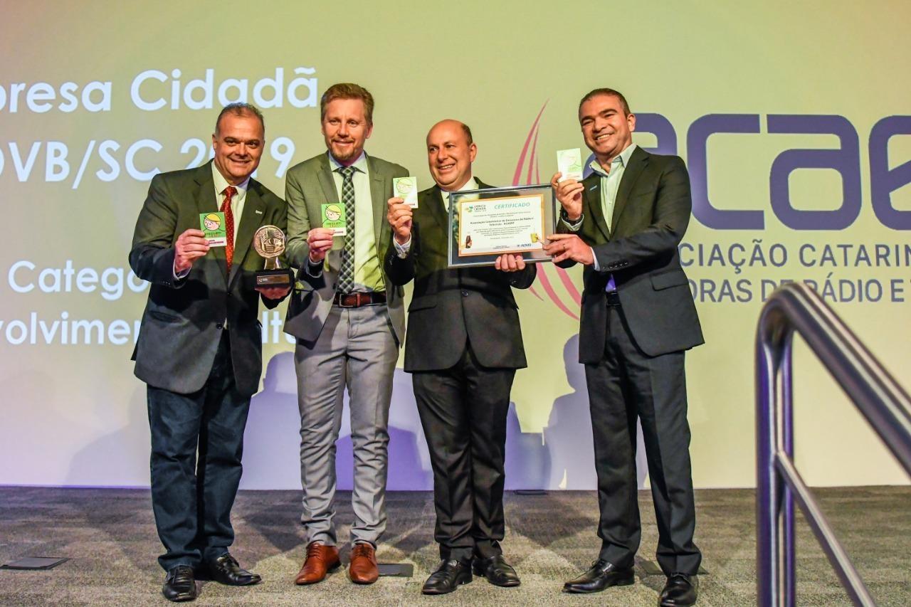 Campanha da ACAERT recebe prêmio que destaca responsabilidade social