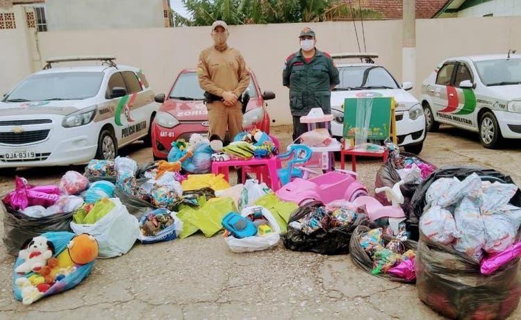 Campanha da PMSC arrecada e distribui quase 20 mil brinquedos