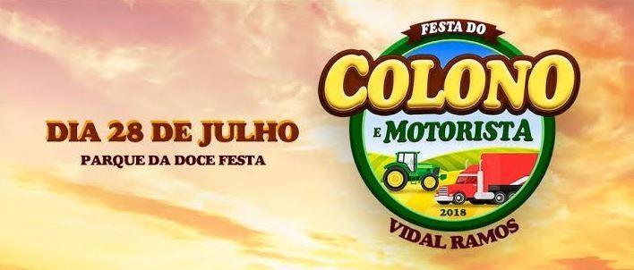 Candidatas disputam coroa de rainha da Festa do Colono e Motorista de Vidal Ramos