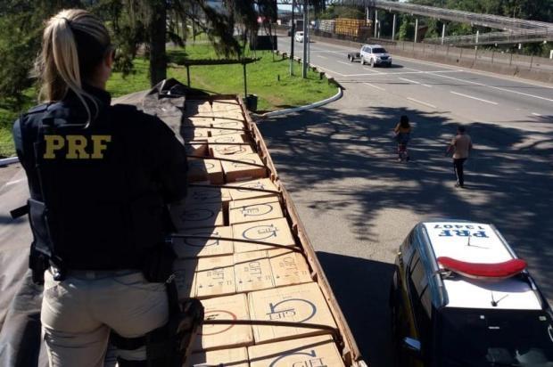 Carga de cigarros avaliada em R$ 2,3 milhões é apreendida em Joinville