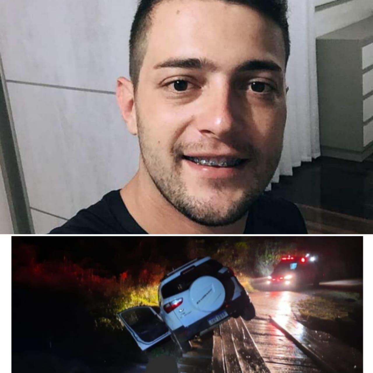 Carro cai em ribeirão e motorista é encontrado sem vida no Alto Vale