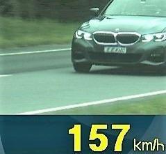 Carro é flagrado a 157 km/h na BR-470 em Gaspar; no trecho, velocidade permitida é de 100 km/h