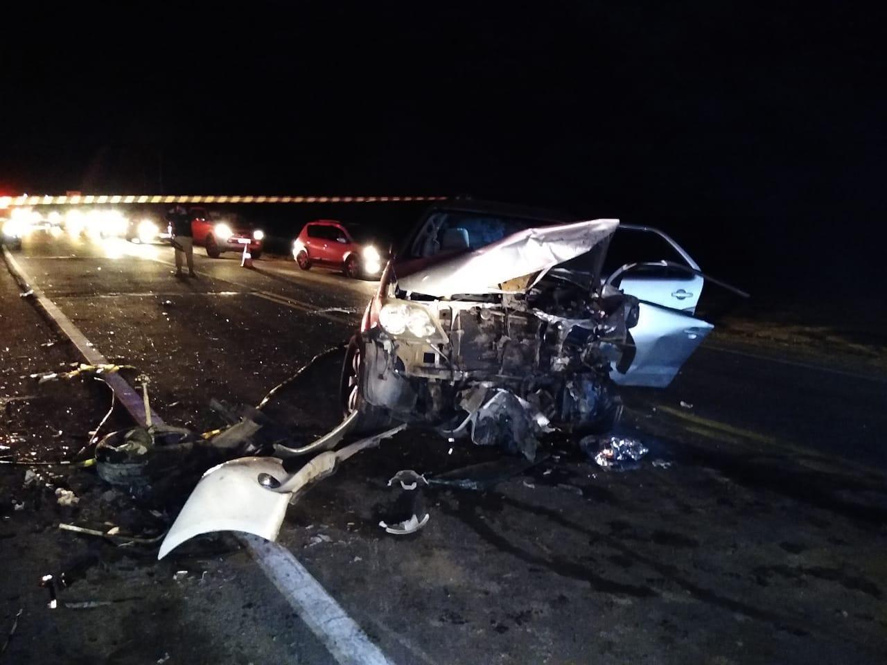 Casal perde a vida em grave acidente na BR-282