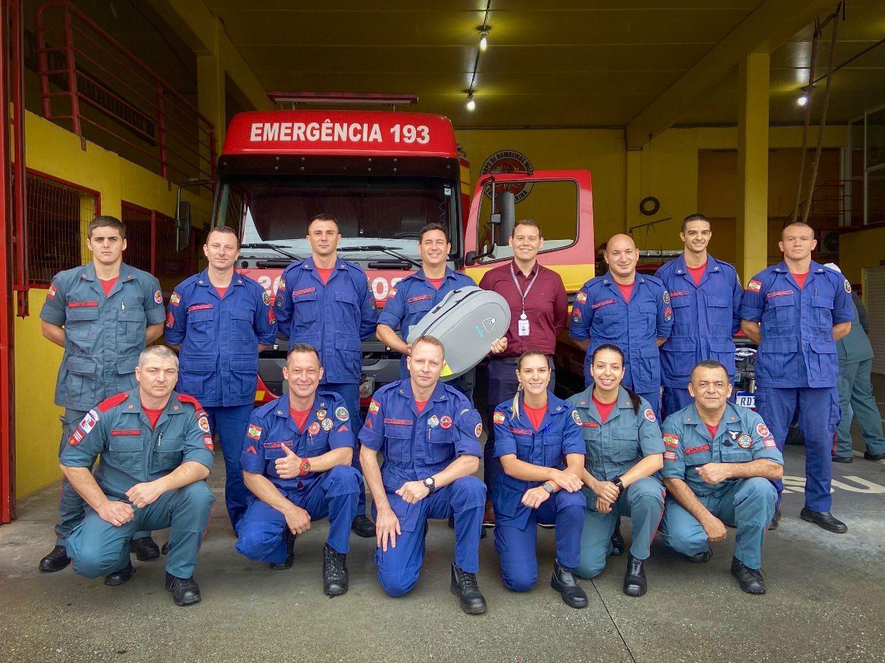  CBM de Ituporanga recebe ressuscitador cardiopulmonar portátil