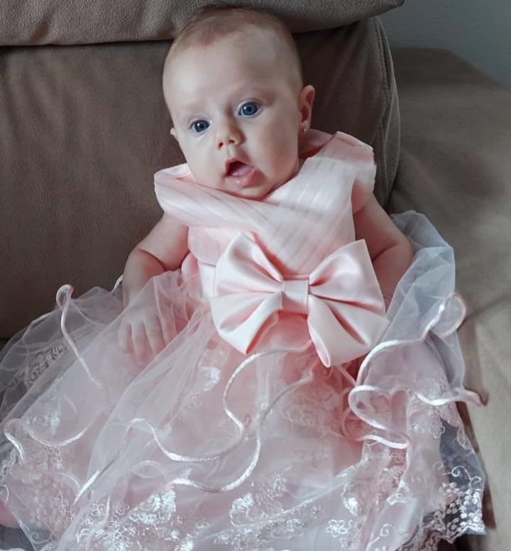 Cecília Rafaela de apenas 3 meses precisa tomar o medicamento mais caro do mundo