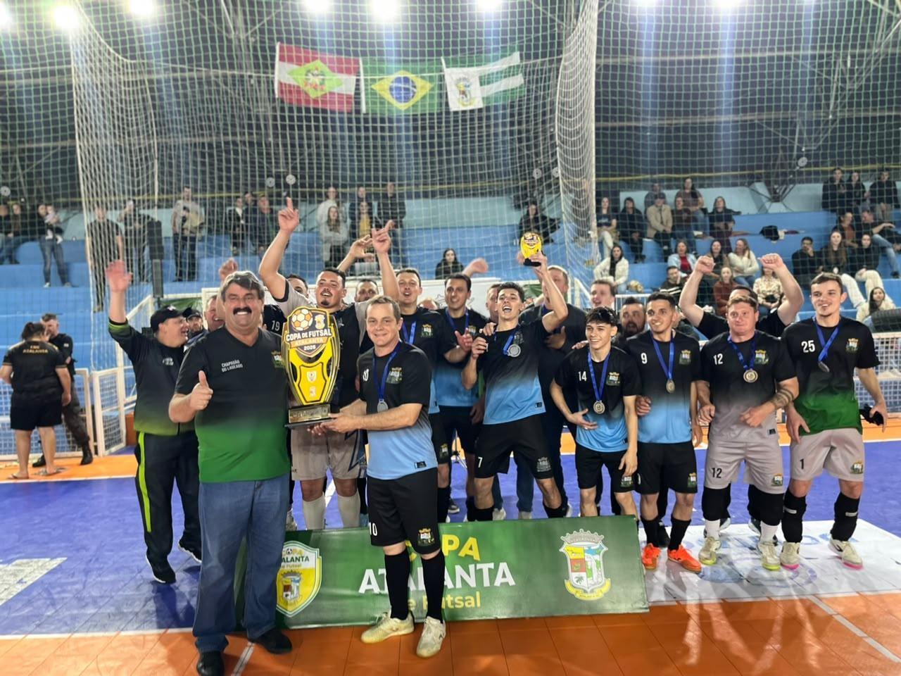 Chapadão do Lageado conquista o título da Copa Atalanta 2026 de futsal e estreia na fase regional do JASC
