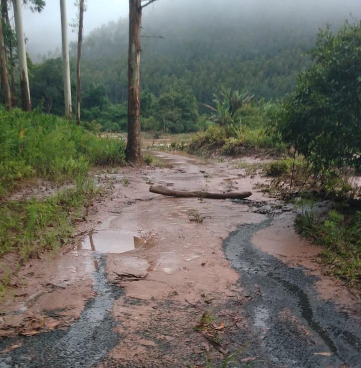 CHUVA: localidade de Taió é atingida por temporal na madrugada