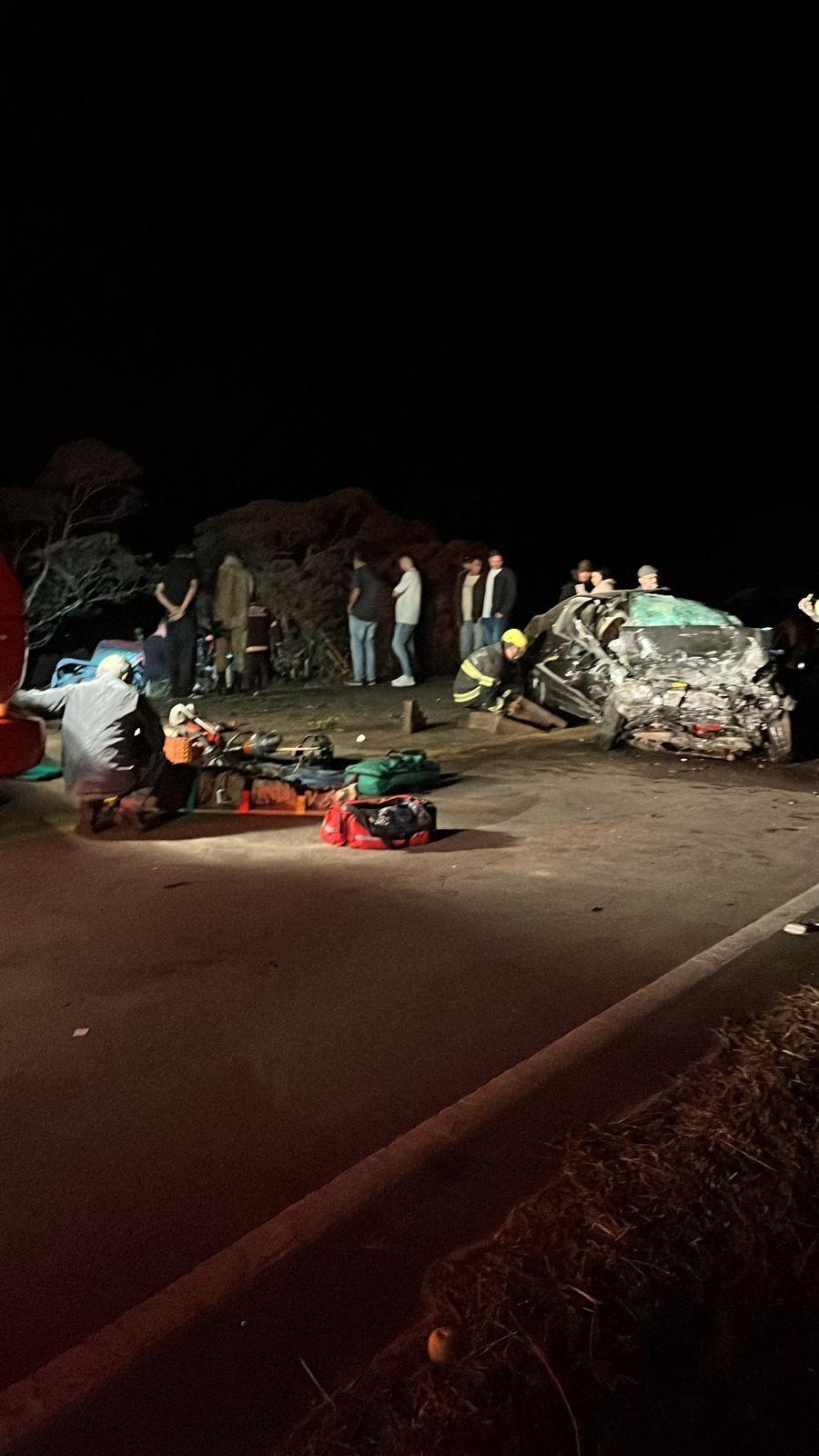 Cinco pessoas perdem a vida em grave acidente na BR-282