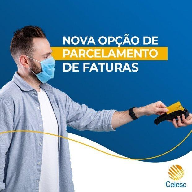 Clientes da Celesc podem parcelar faturas em atraso no cartão de crédito