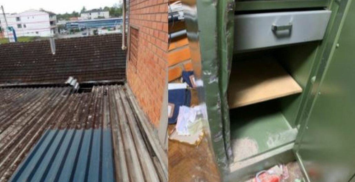 Cofre é arrombado e ladrões furtam 25 mil reais de empresa