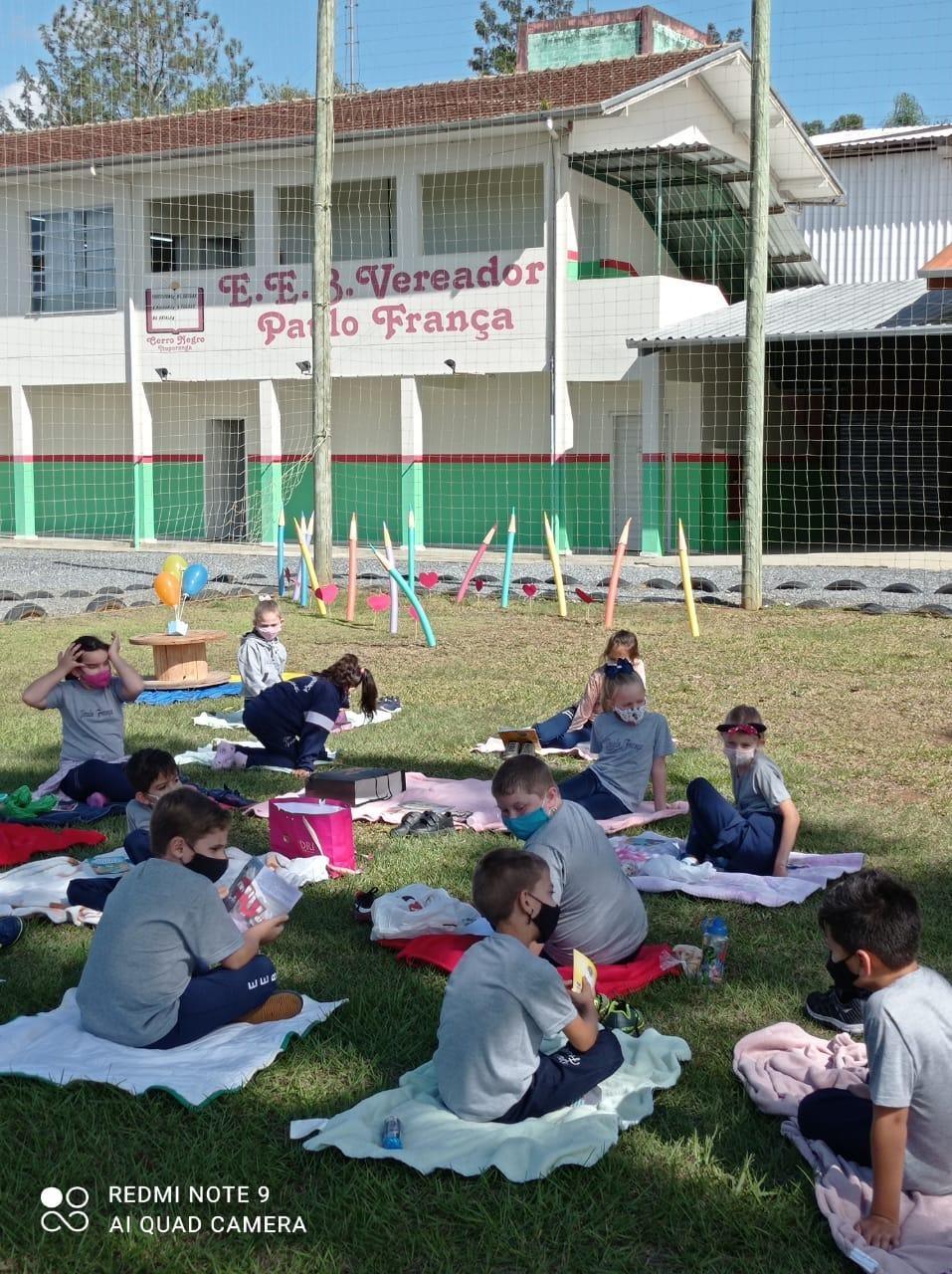 Colégio Paulo França de Ituporanga realiza nesta quinta-feira (22) e sexta-feira (23) o projeto "Piquenique Literário"