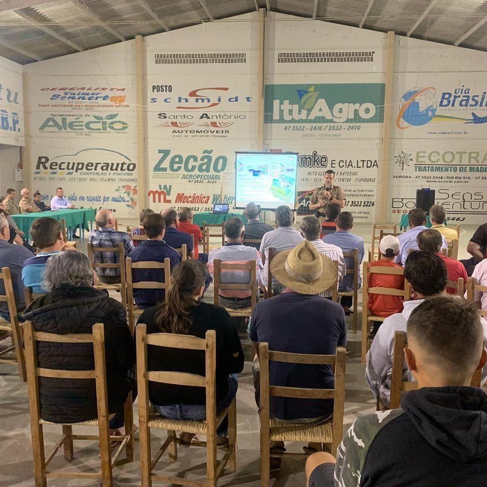 Com Programa Rede Rural, Polícia Militar tem ampliado a segurança no interior da Região da Cebola